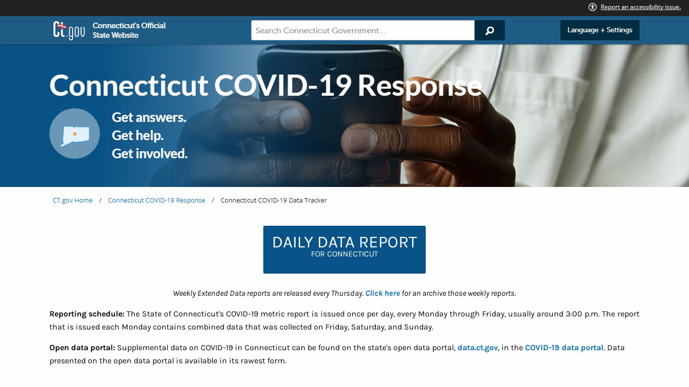 Connecticut COVID-19 Data Tracker